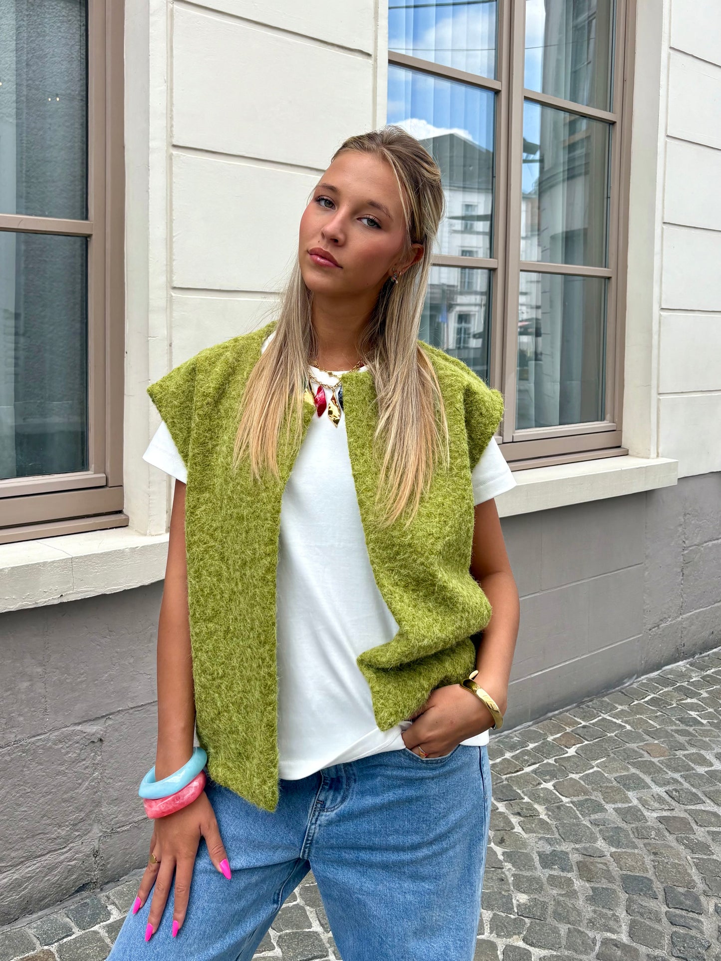 Gilet vert - CARLA
