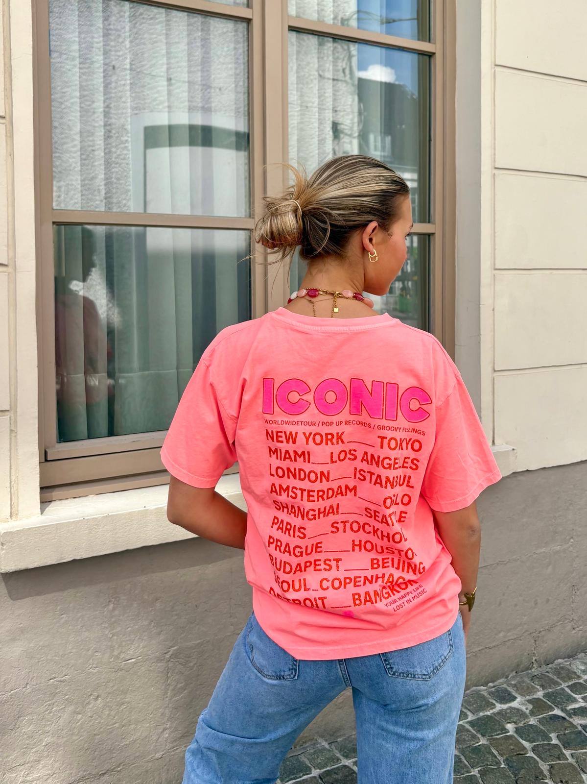 T-shirt corail - ICONIC