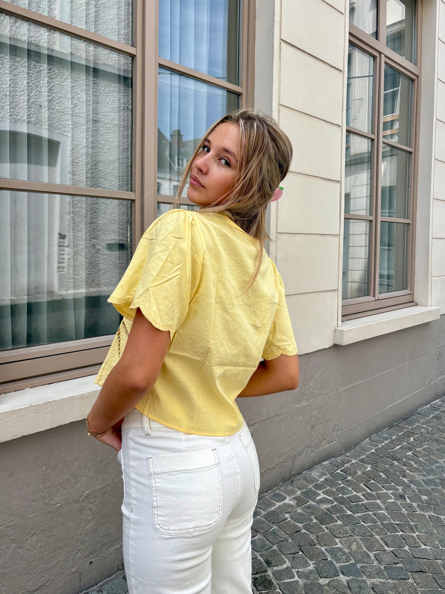 Blouse jaune - DORY