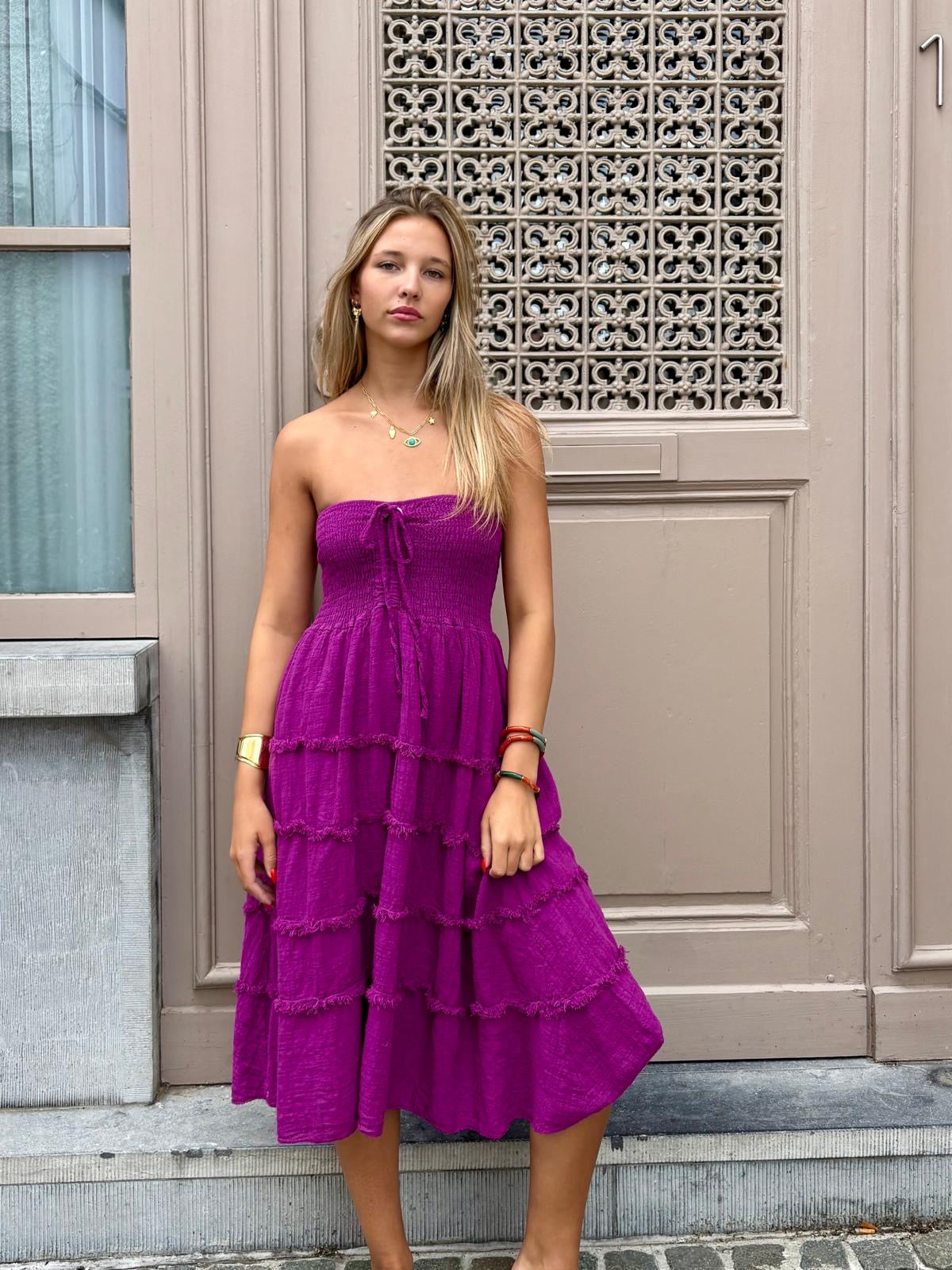 Robe mauve - ALIX