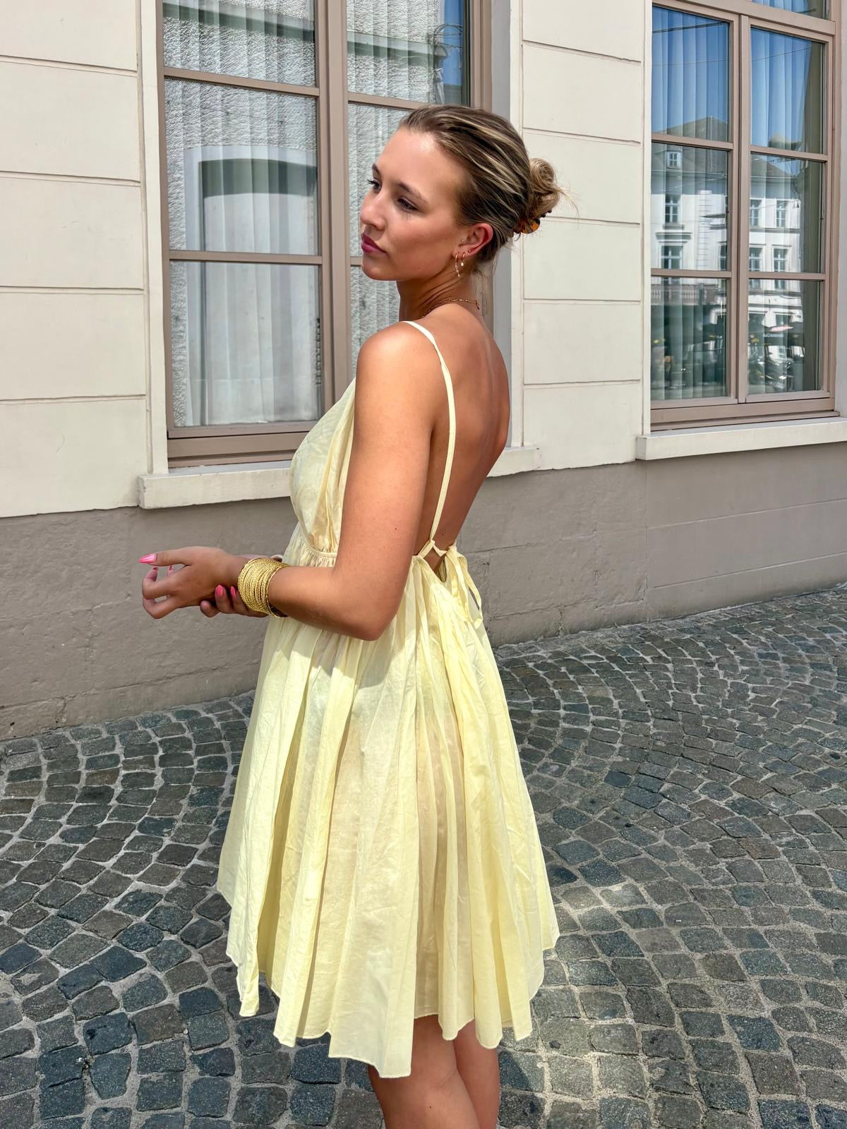Robe jaune - TANIA