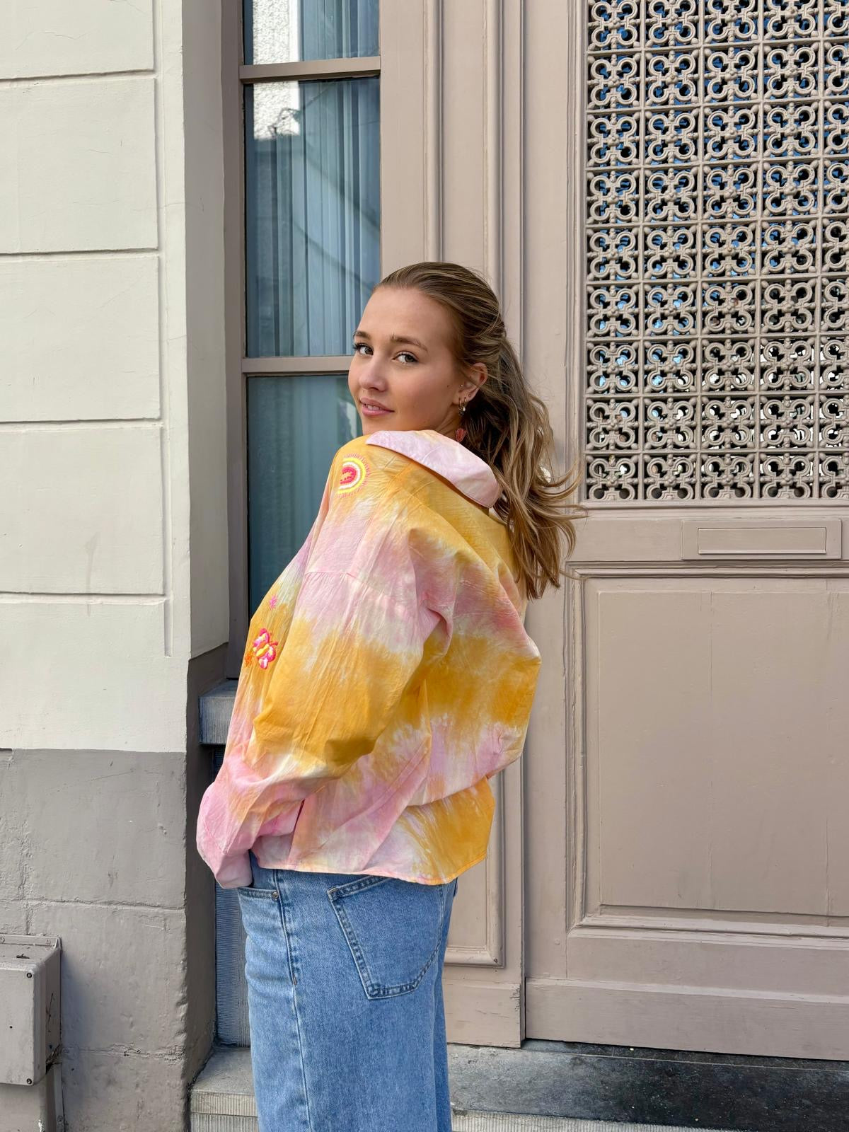 Chemisier jaune - ANASTASIA