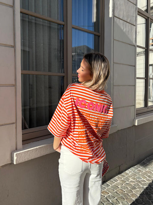 T-shirt rouge - ICONIC