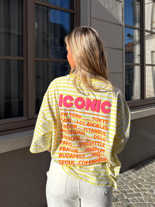 T-shirt jaune - ICONIC