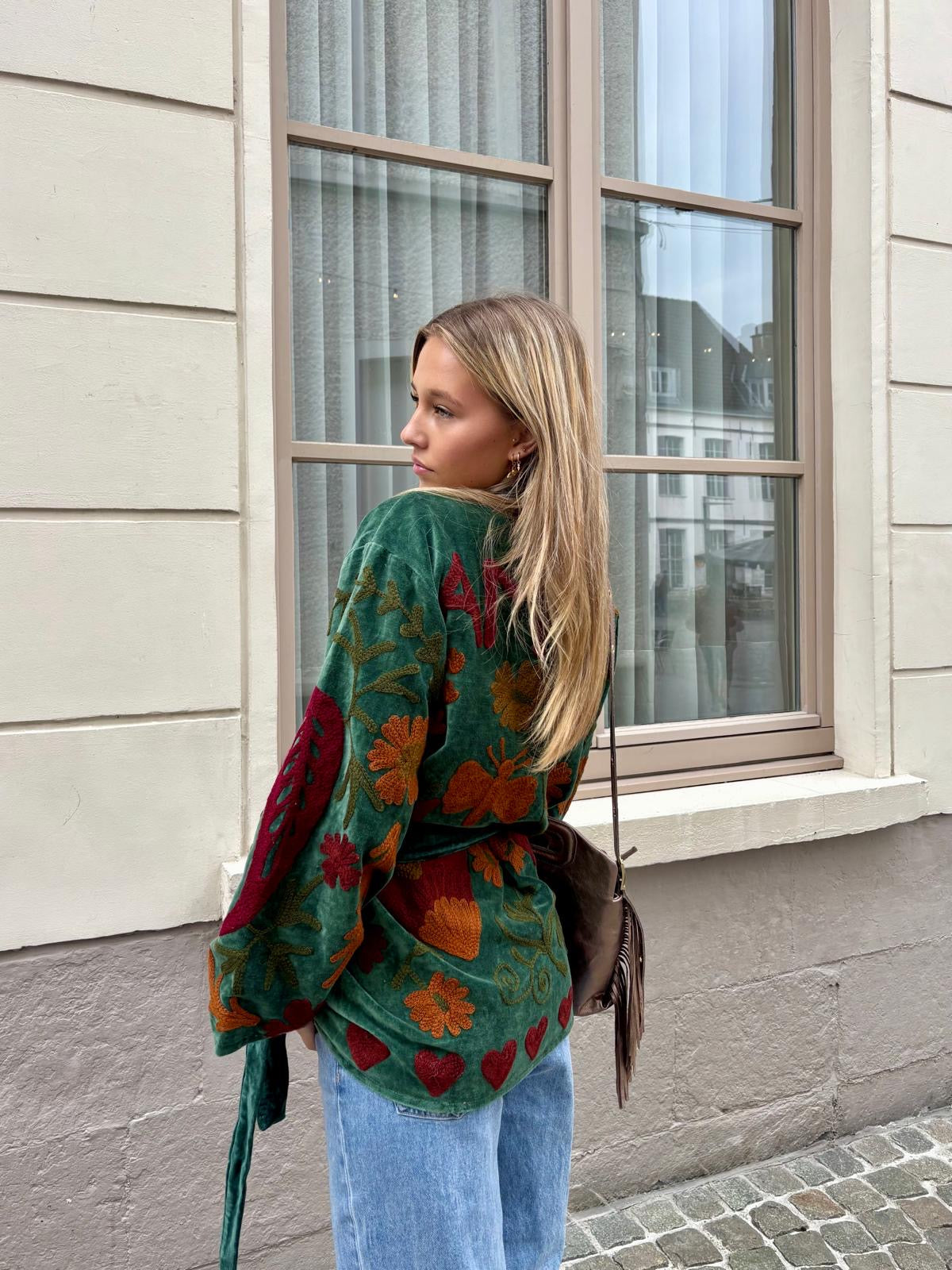 Veste verte - CAROLINE