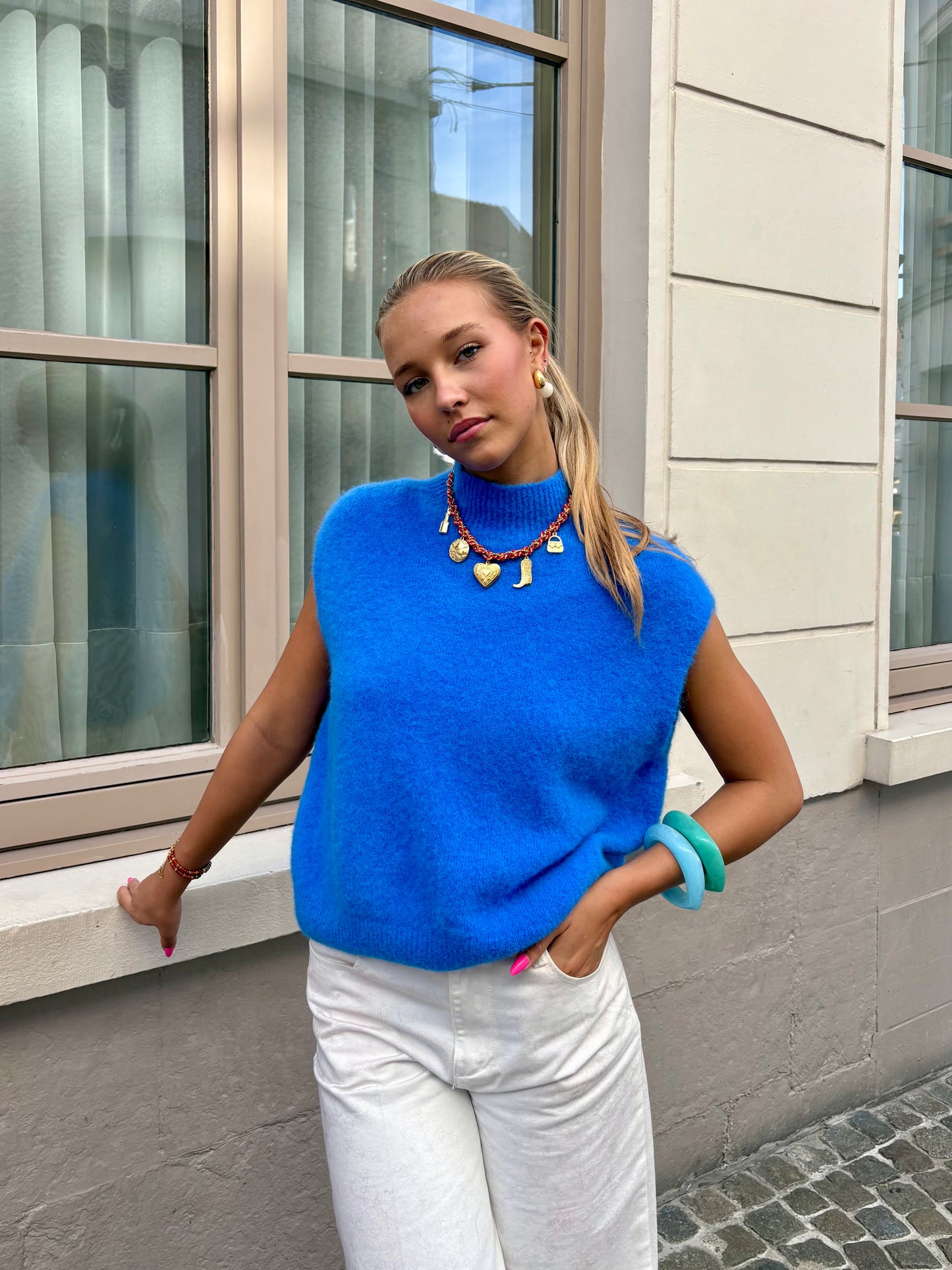 Pull bleu roi - JUDI