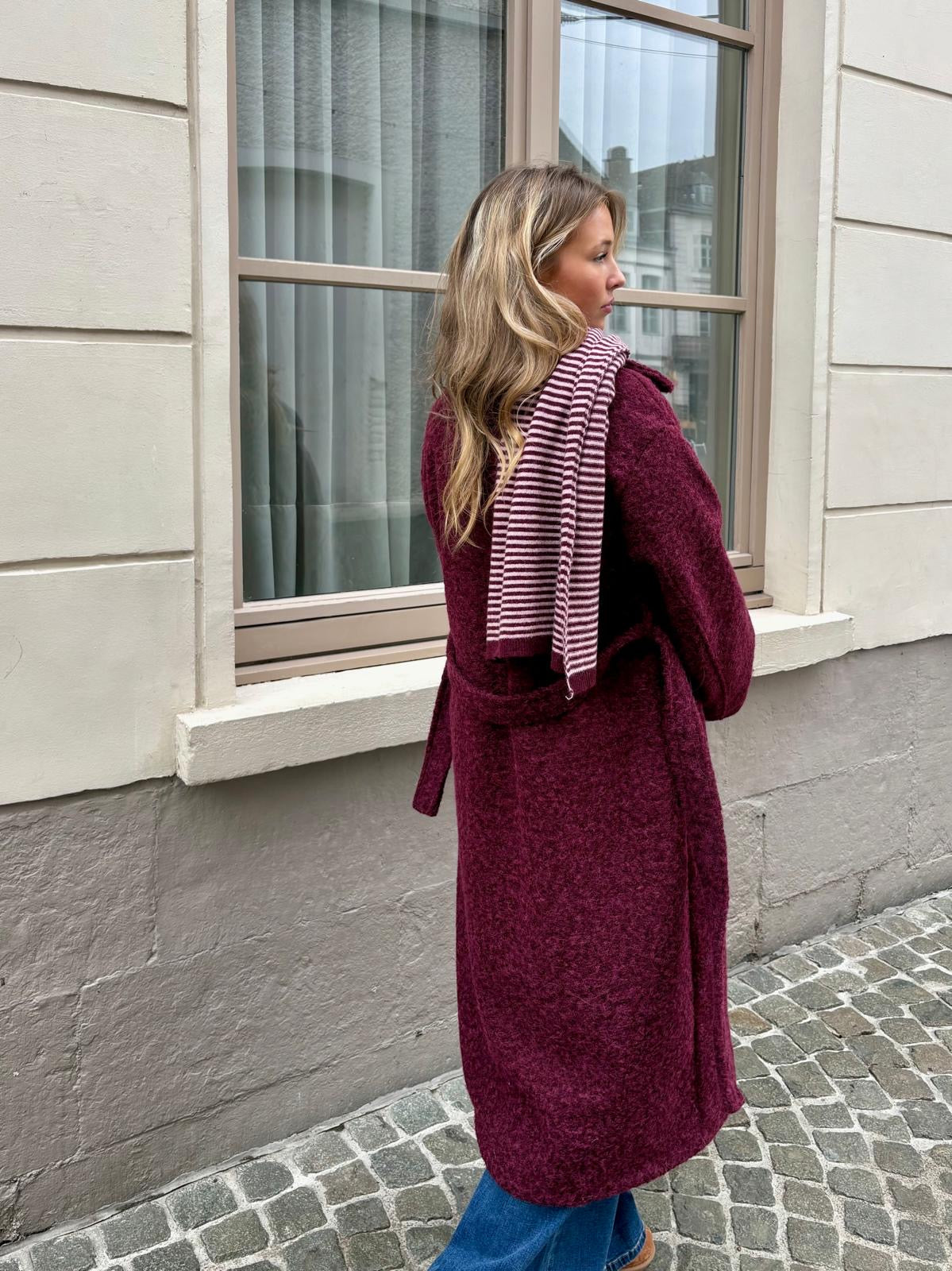 Manteau bordeaux - LOU