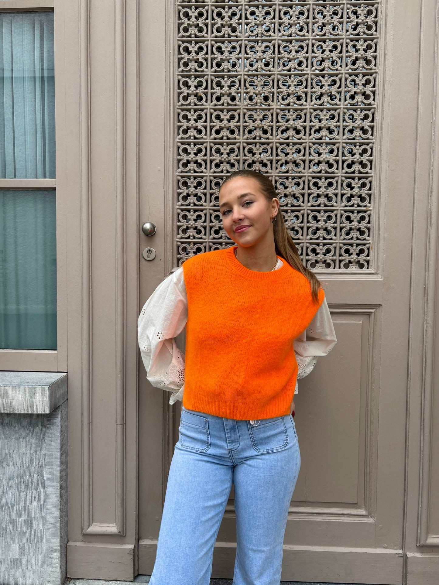 Pull orange fluo - LOLA