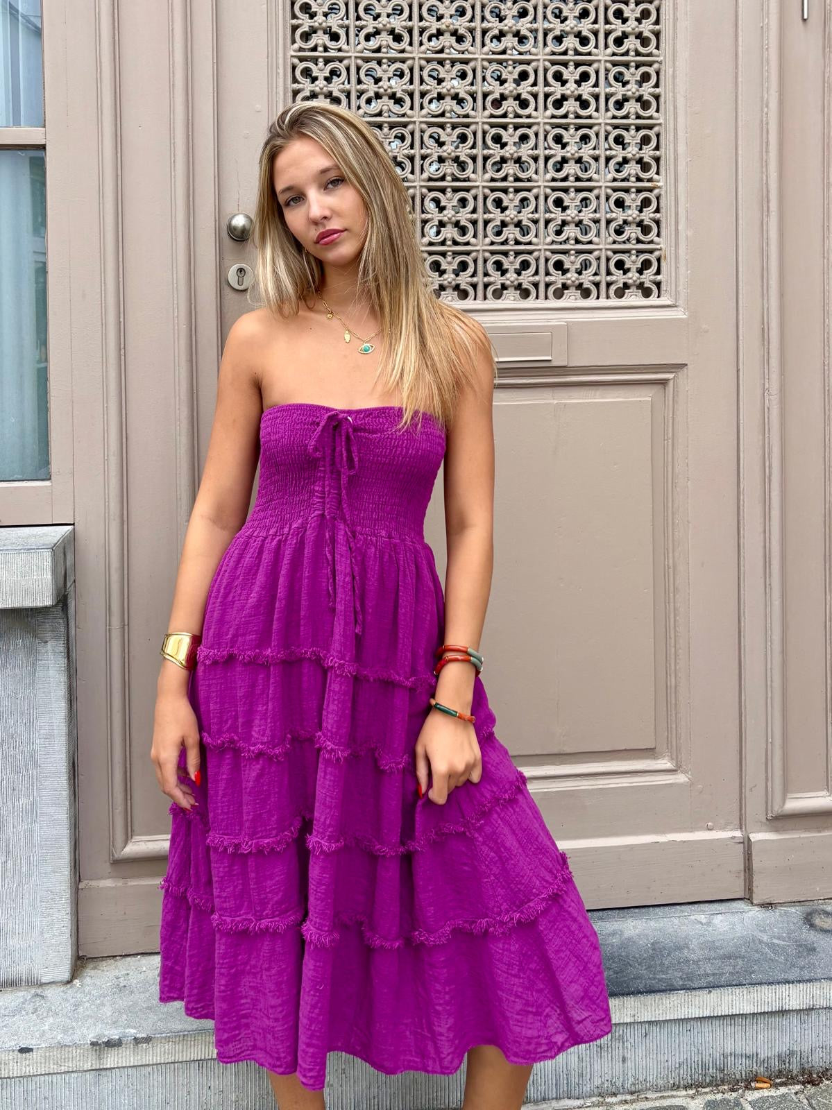 Robe mauve - ALIX
