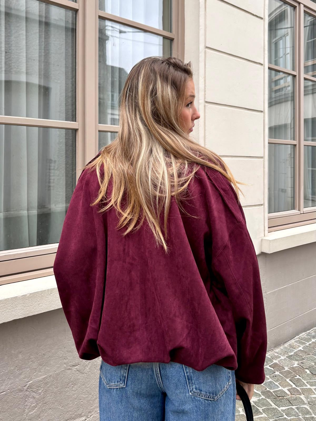 Veste bordeaux - SASHA