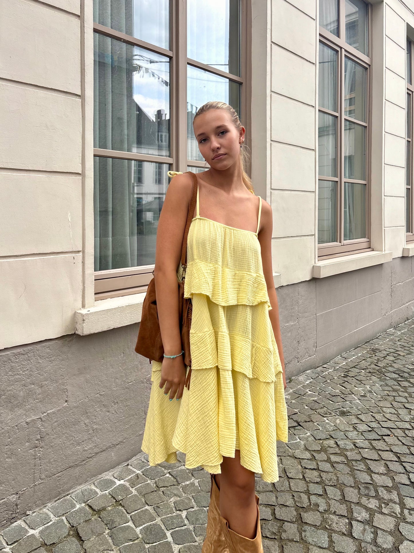 Robe jaune - PAULINE