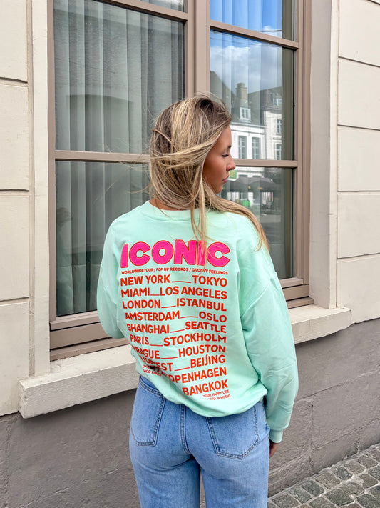 Sweat turquoise - ICONIC