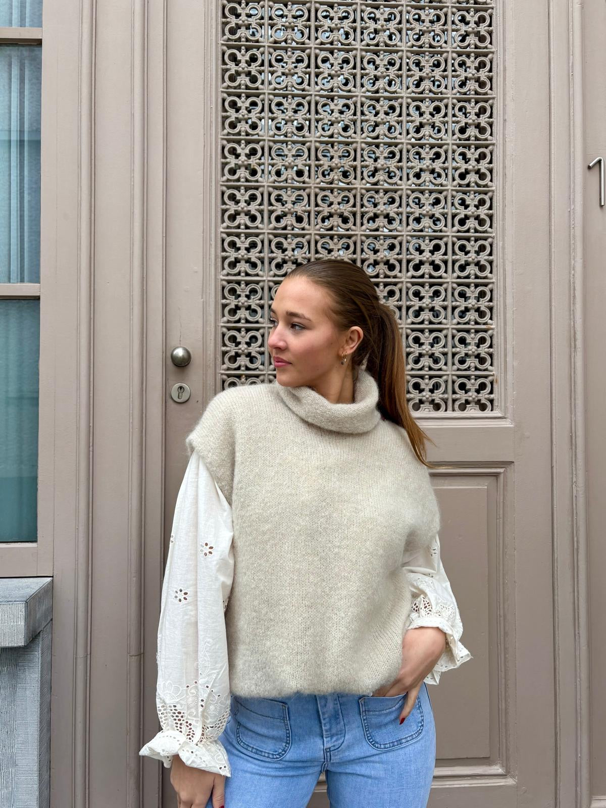 Pull beige - LOANA