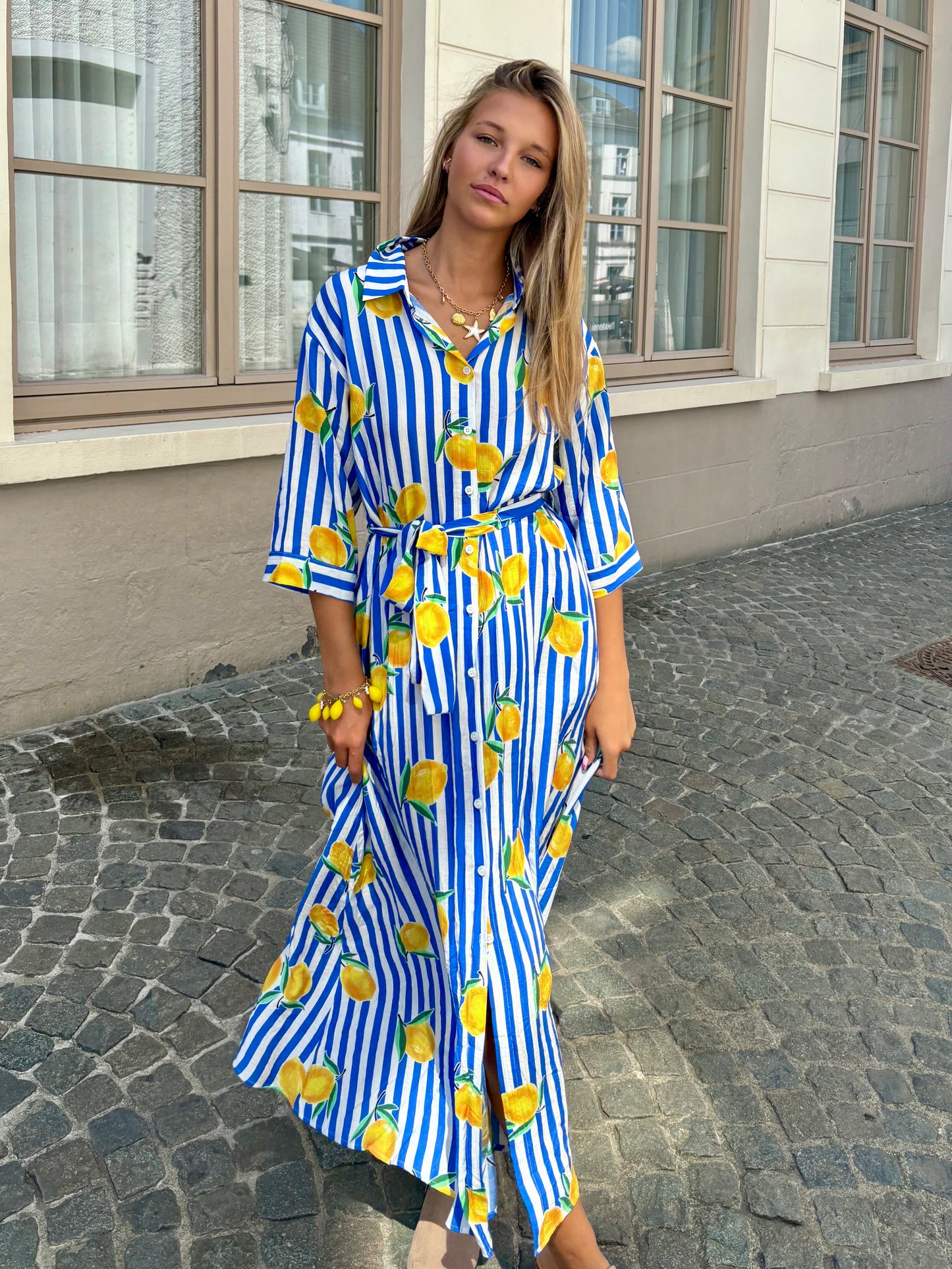 Robe bleue - CITRON