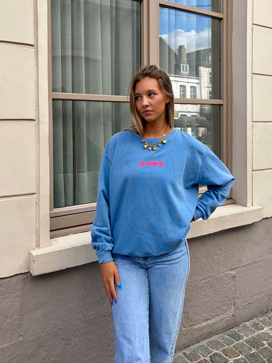 Sweat bleu - ICONIC
