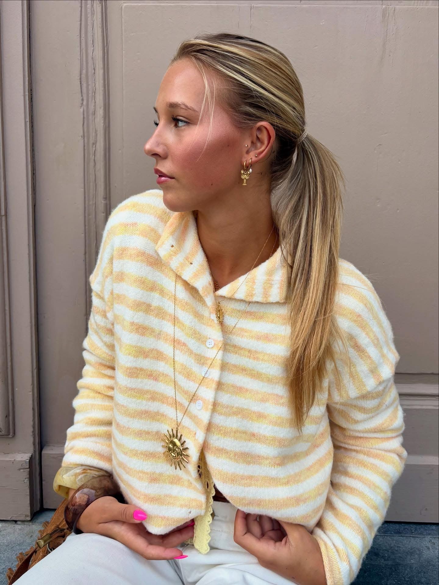 Pull jaune - CHARLIE