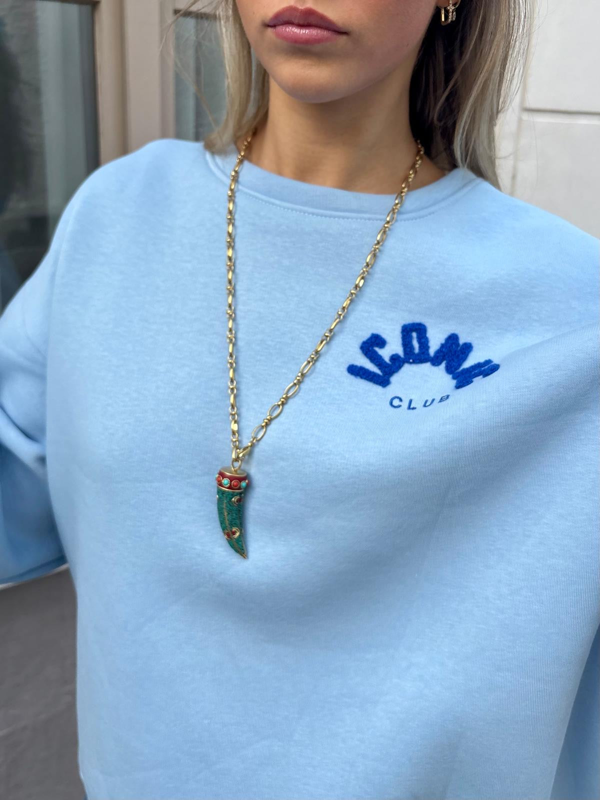 Sweat bleu - ICONIC