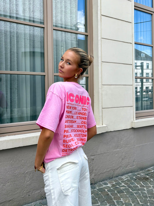 T-shirt rose - ICONIC