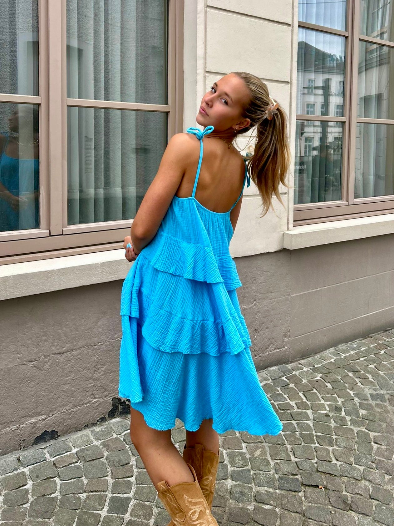 Robe bleue - PAULINE