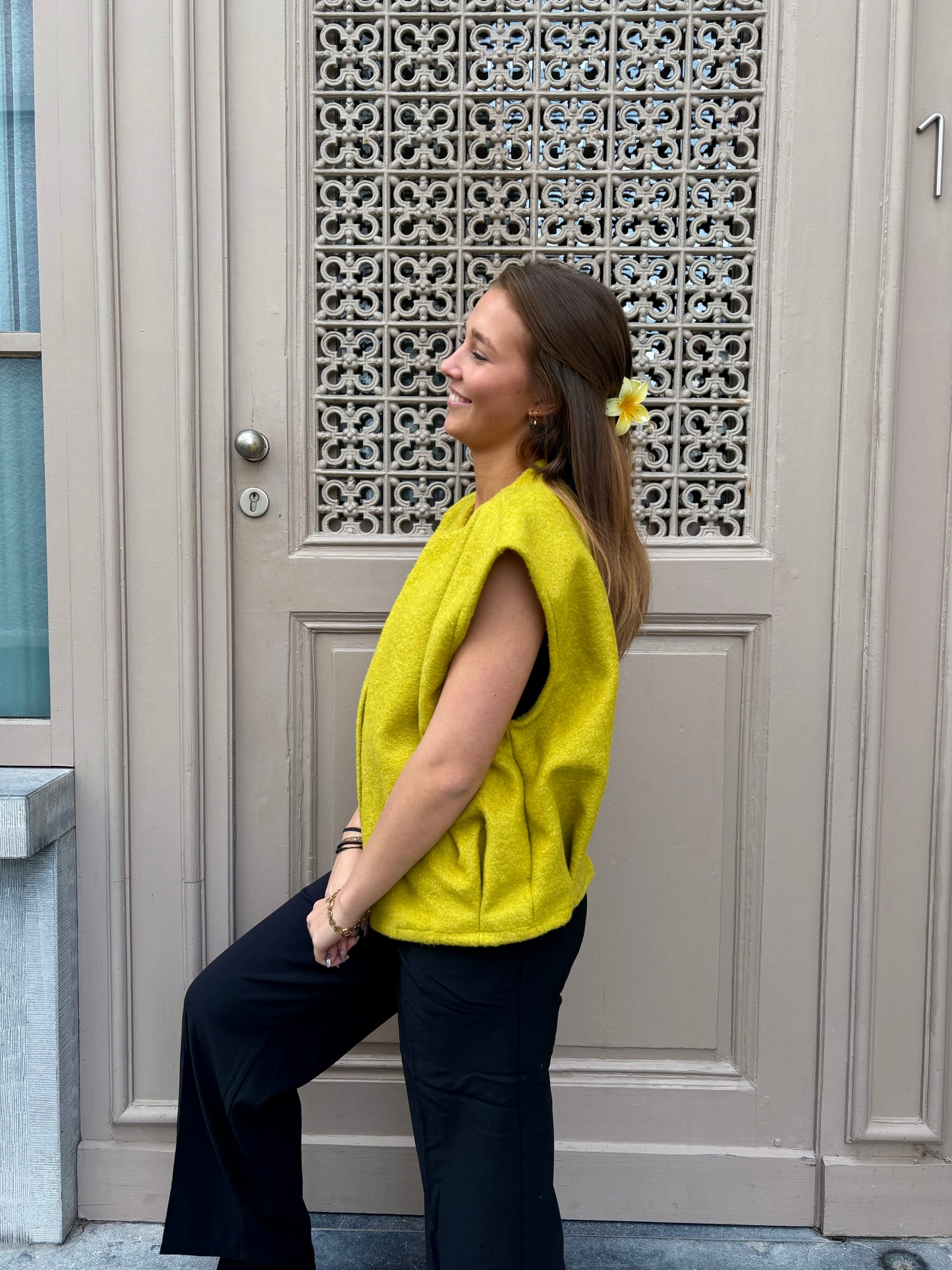 Gilet moutarde - CARLA