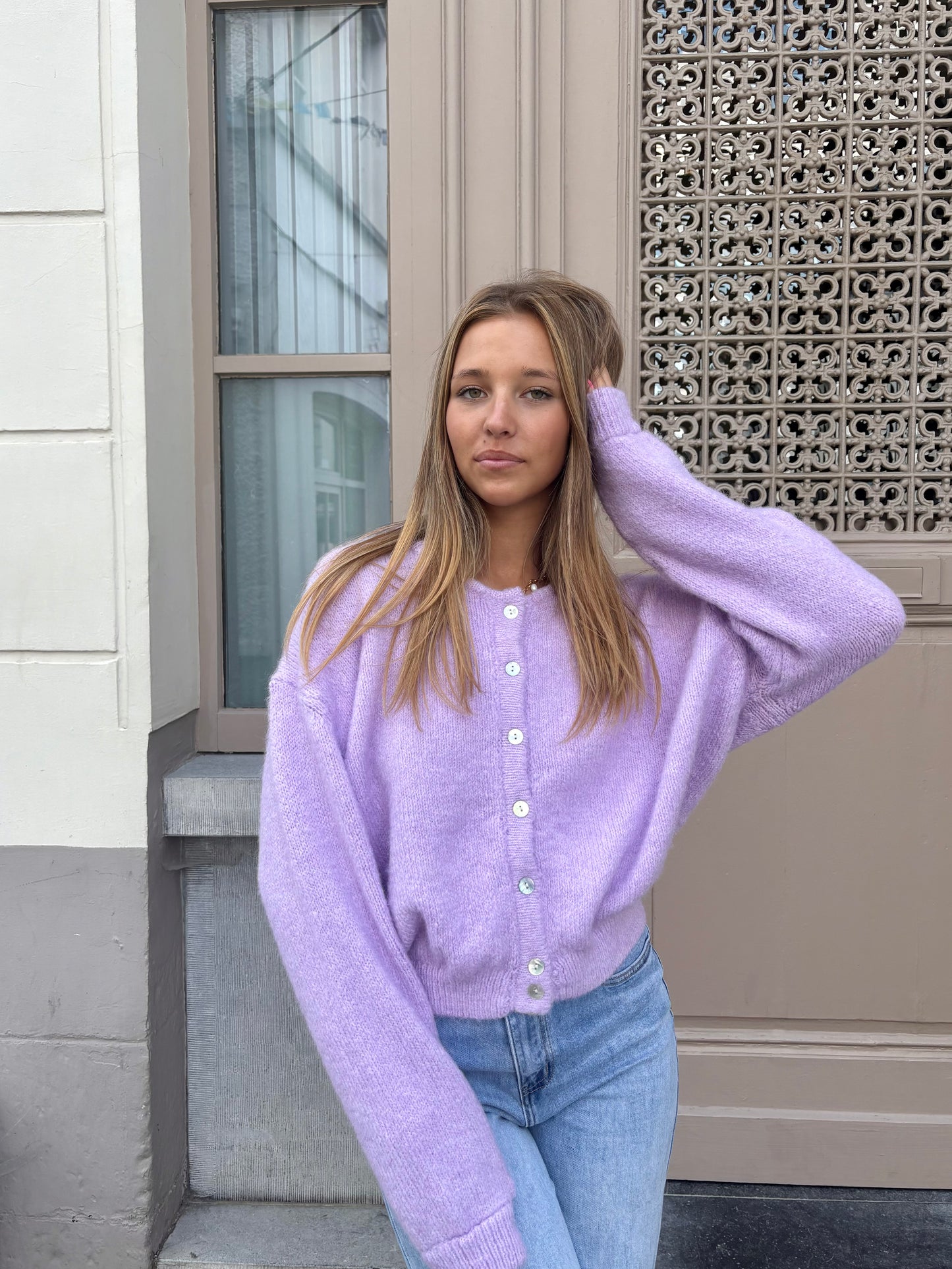 Gilet mauve - MARINE