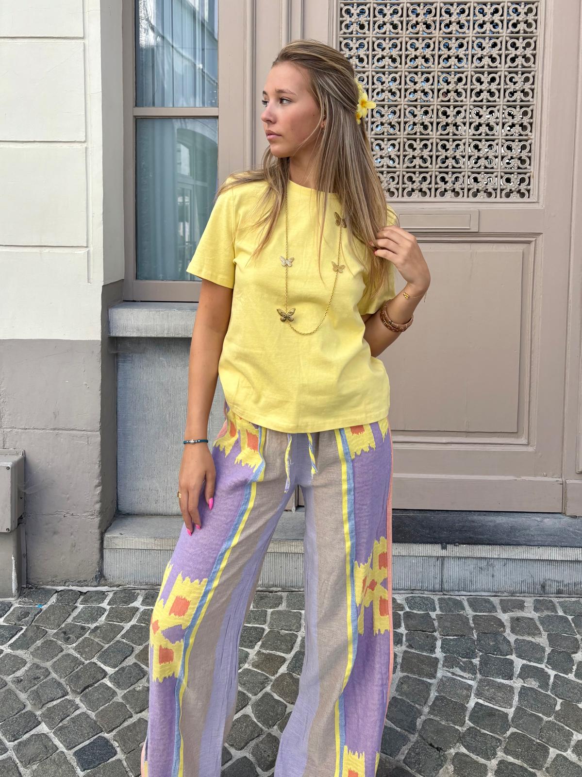 Pantalon mauve - ANNIE