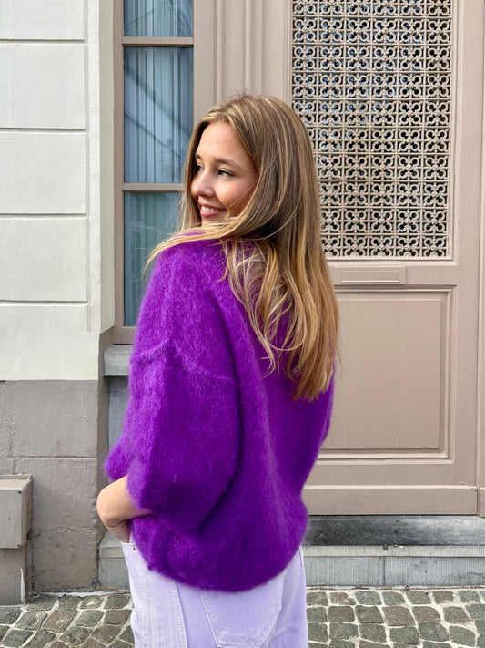Pull mauve - ANDREA