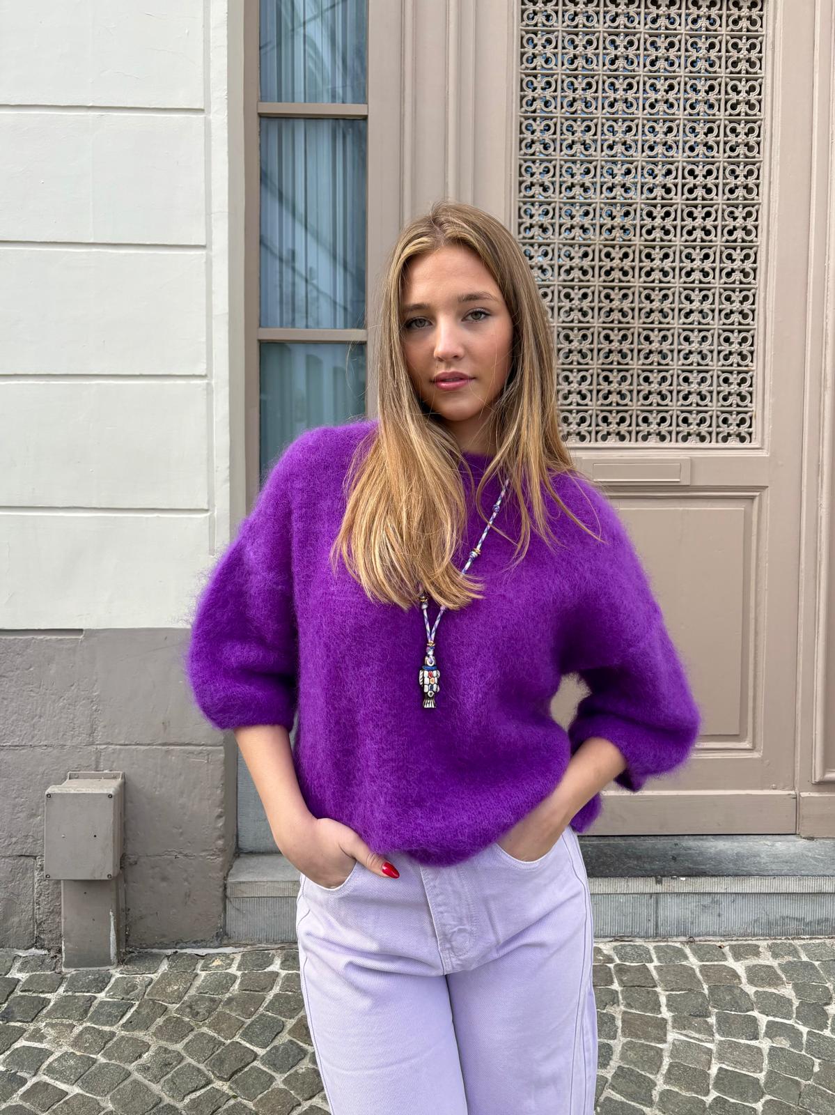 Pull mauve - ANDREA