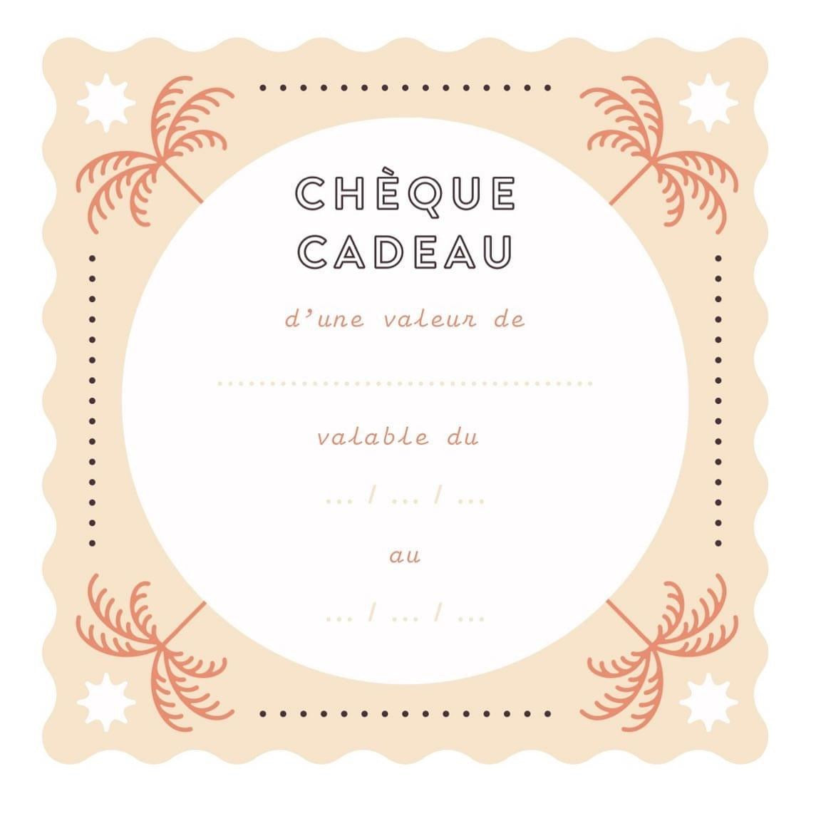 Chèque cadeau
