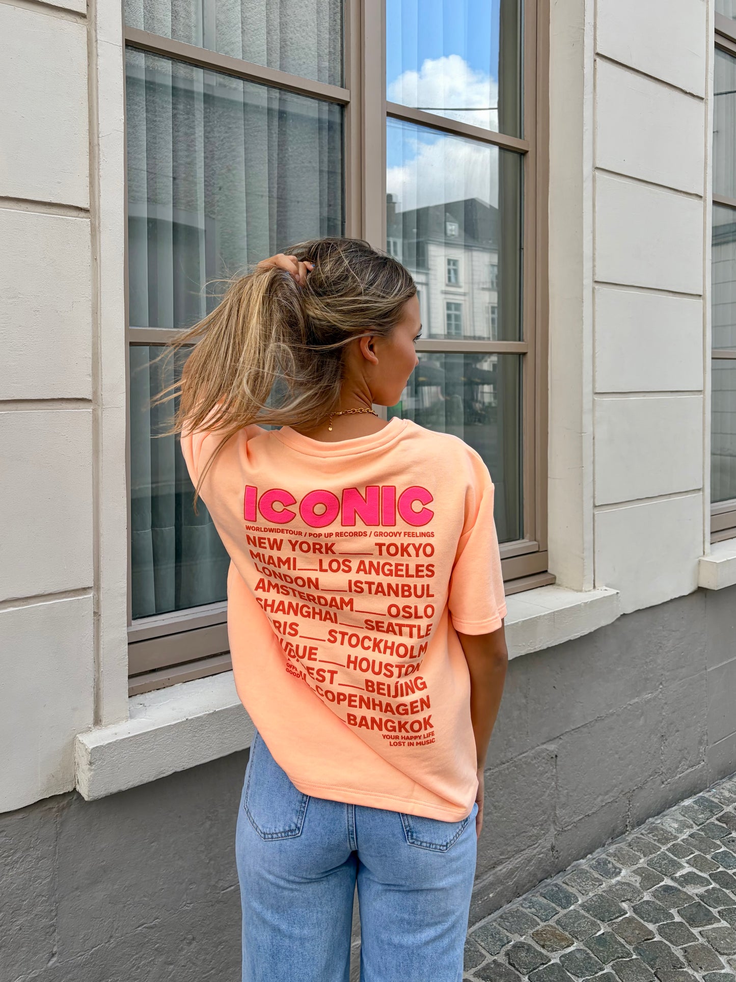 T-shirt orange - ICONIC