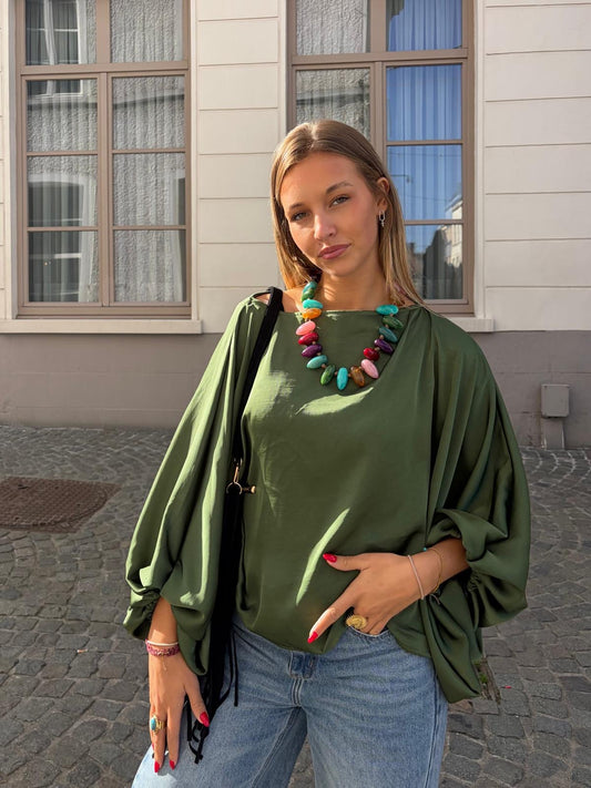 Blouse verte - TARA