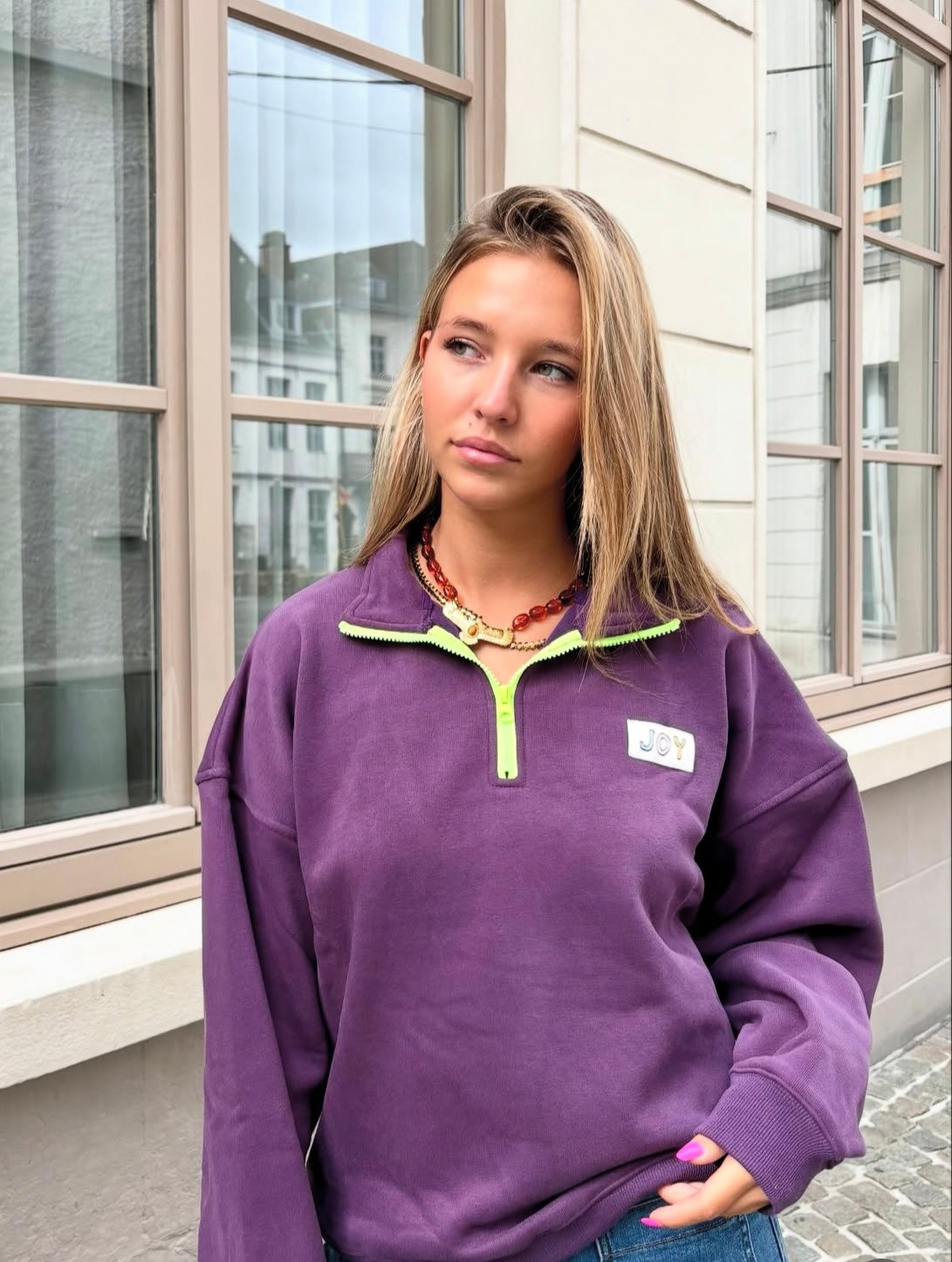 Pull mauve - JOY