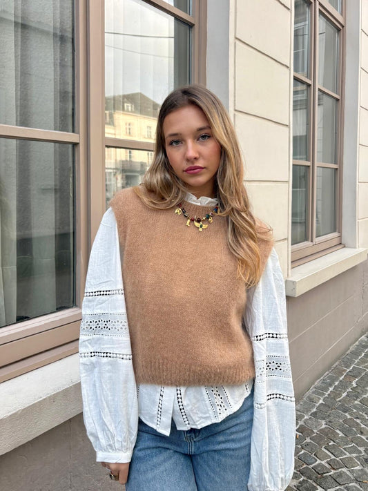 Pull beige - RANIA