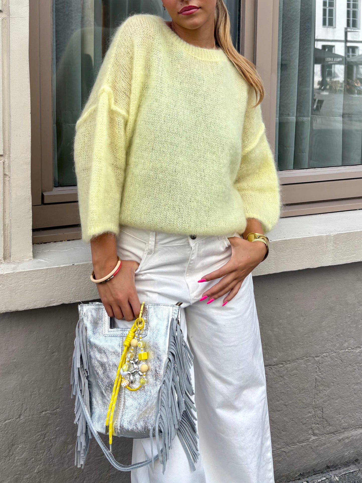 Pull jaune clair - ANDREA