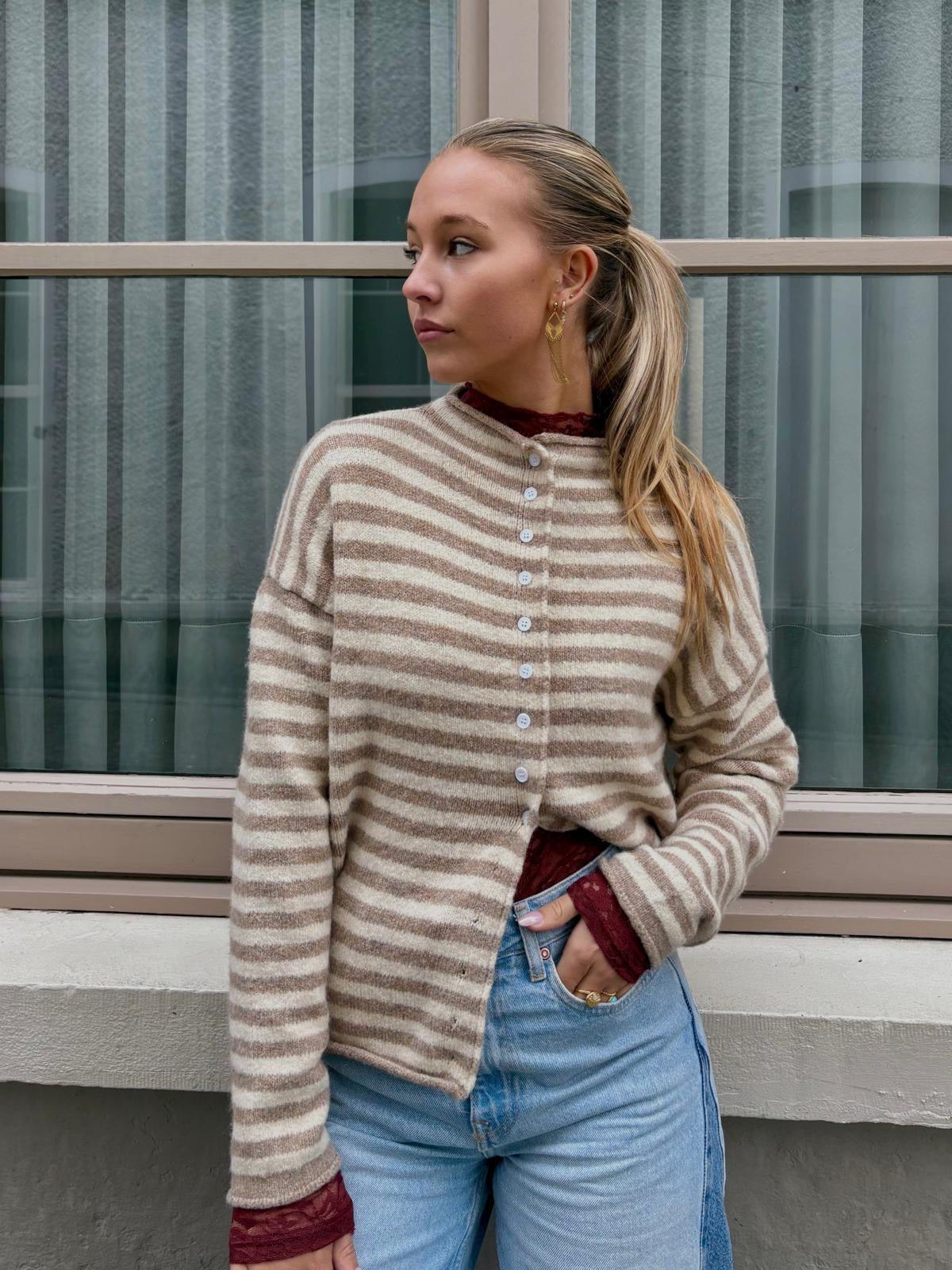 Pull beige - CHARLIE