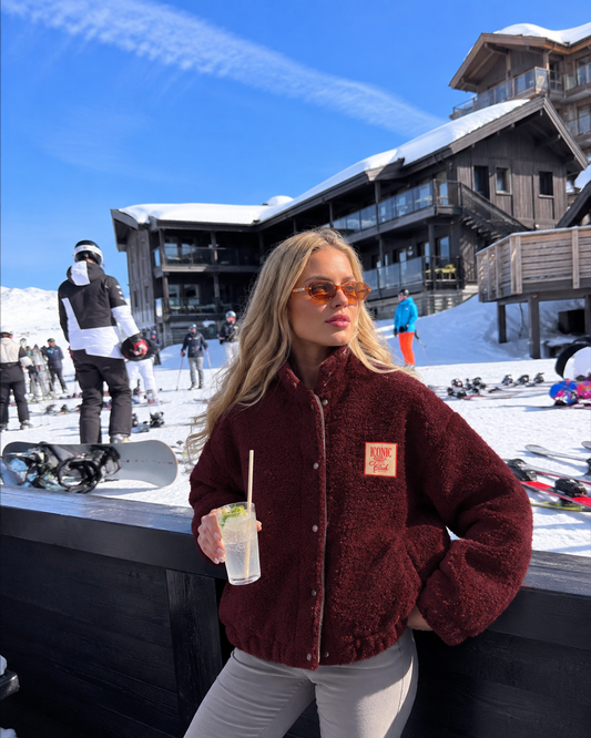 Manteau bordeaux - ICONIC