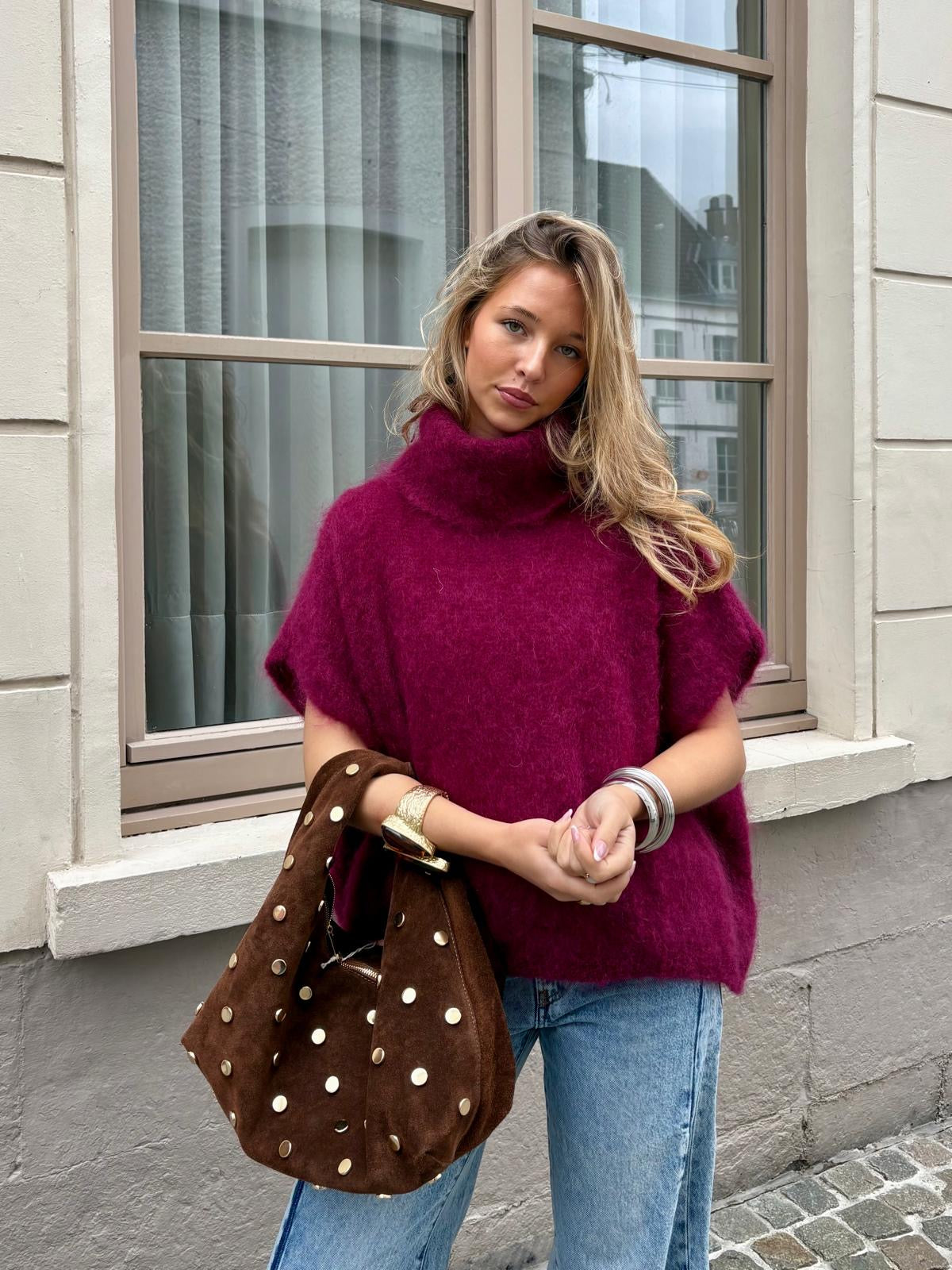 Pull bordeaux - CATHYA