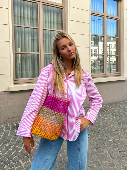 Chemise rose - MATHILDE