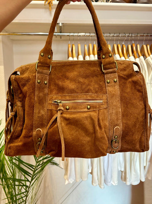 Sac camel (daim) - NINA