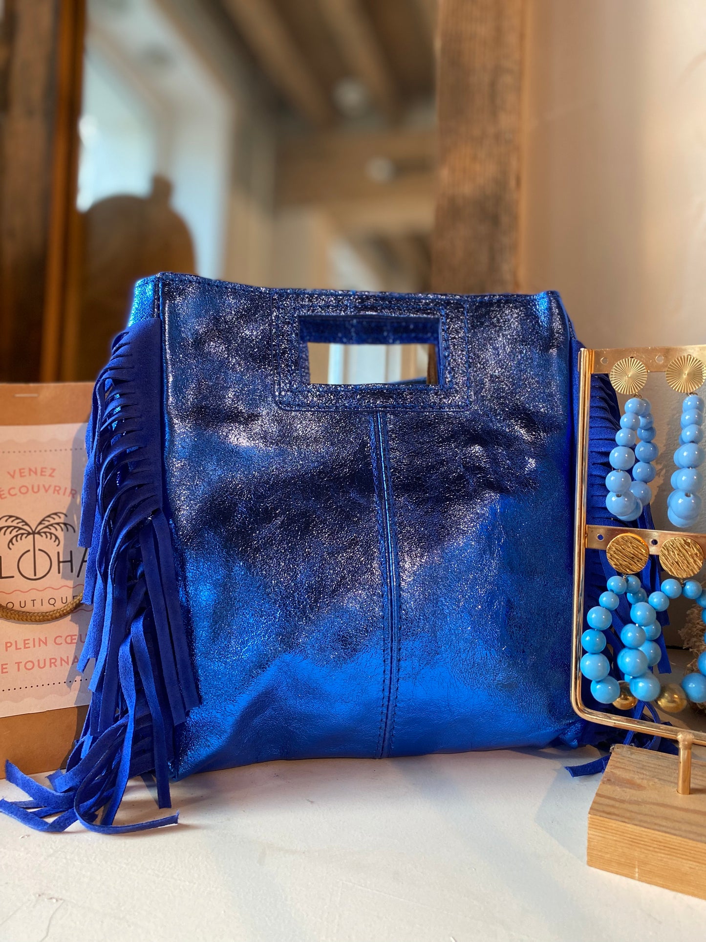 Sac bleu royal - MARTINE