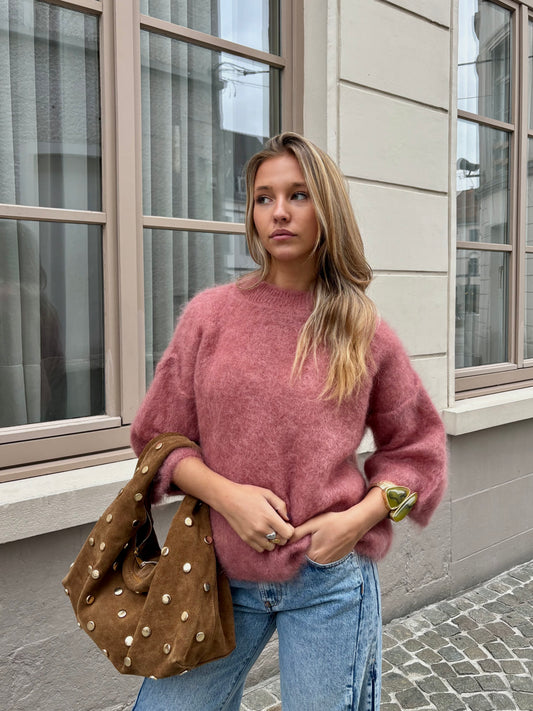 Pull vieux rose - ANDRÉA