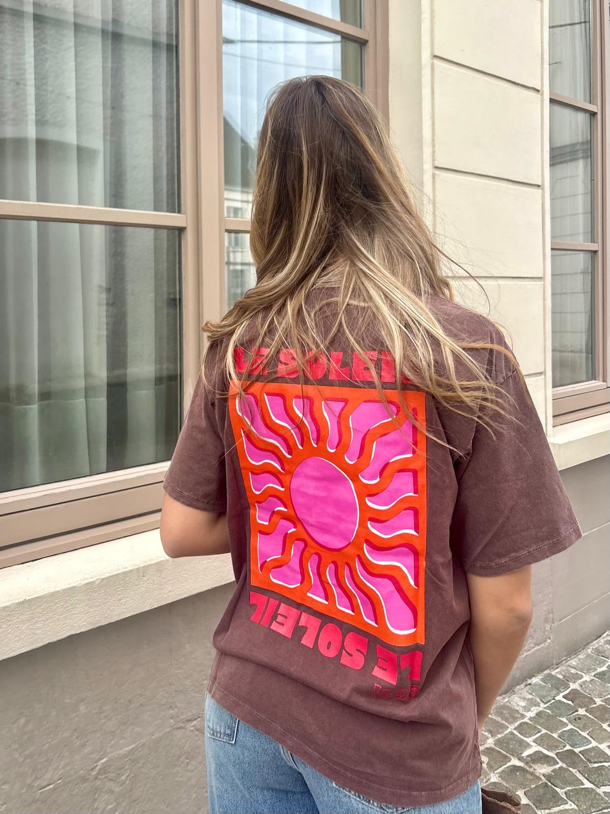 T-shirt prune - LE SOLEIL