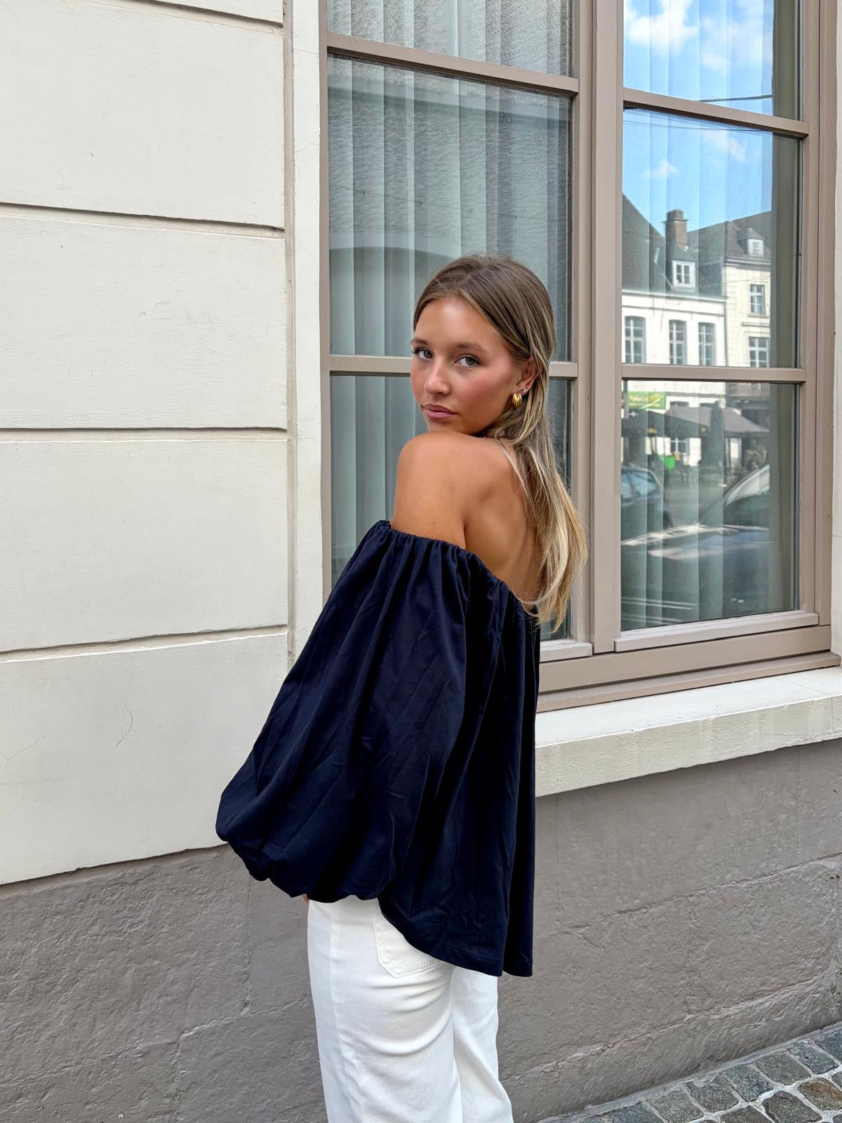 Haut bleu marine - CLARA