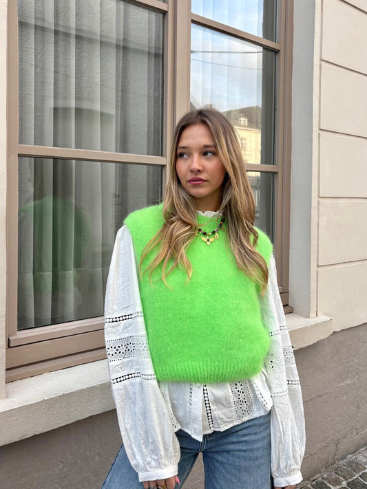Pull vert pomme - RANIA