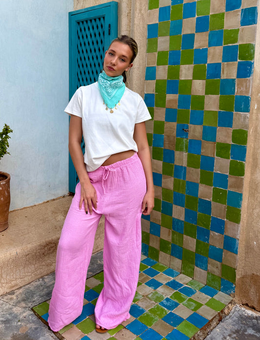 Pantalon rose - MANON