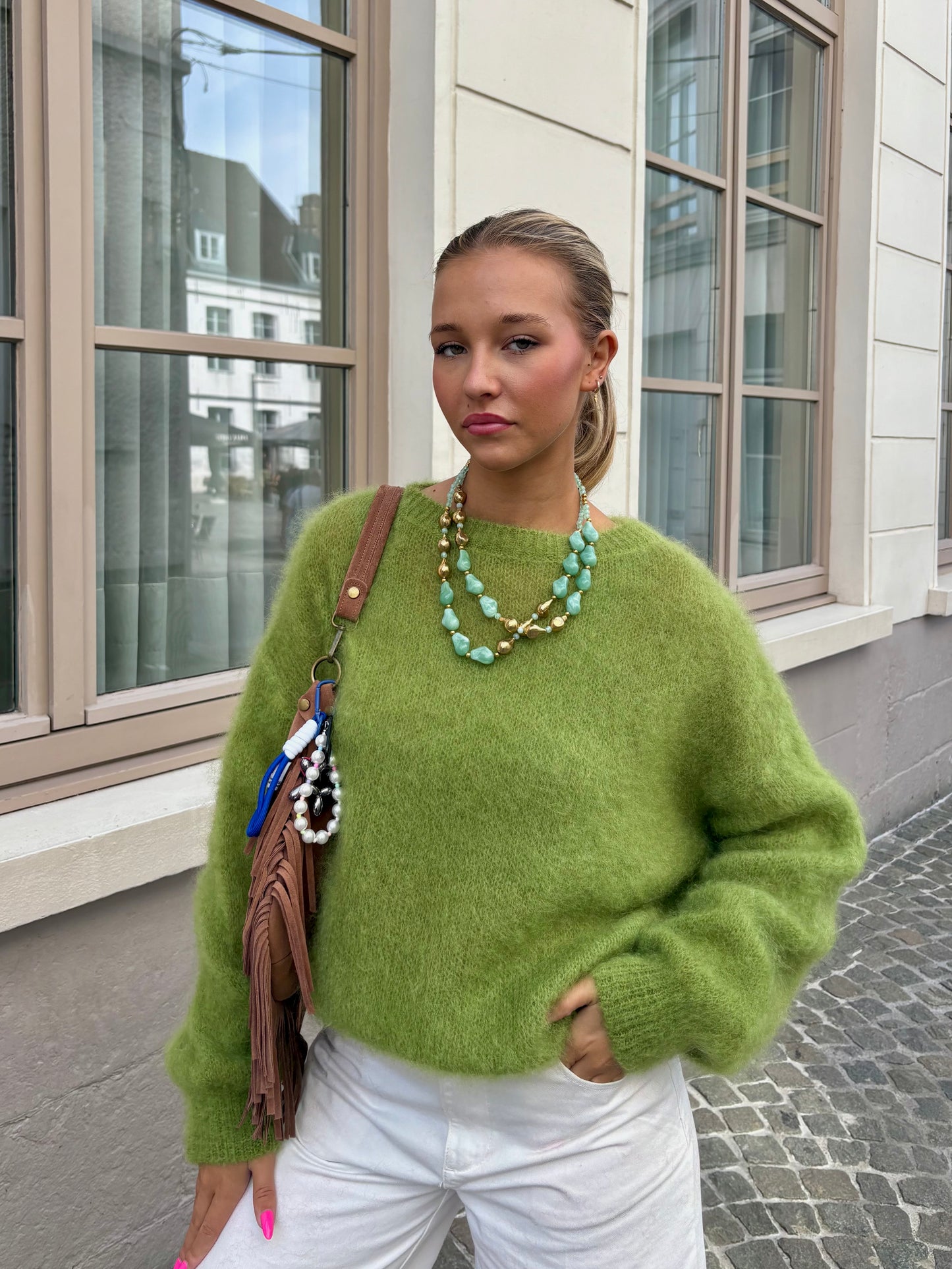 Pull vert olive - ALICE
