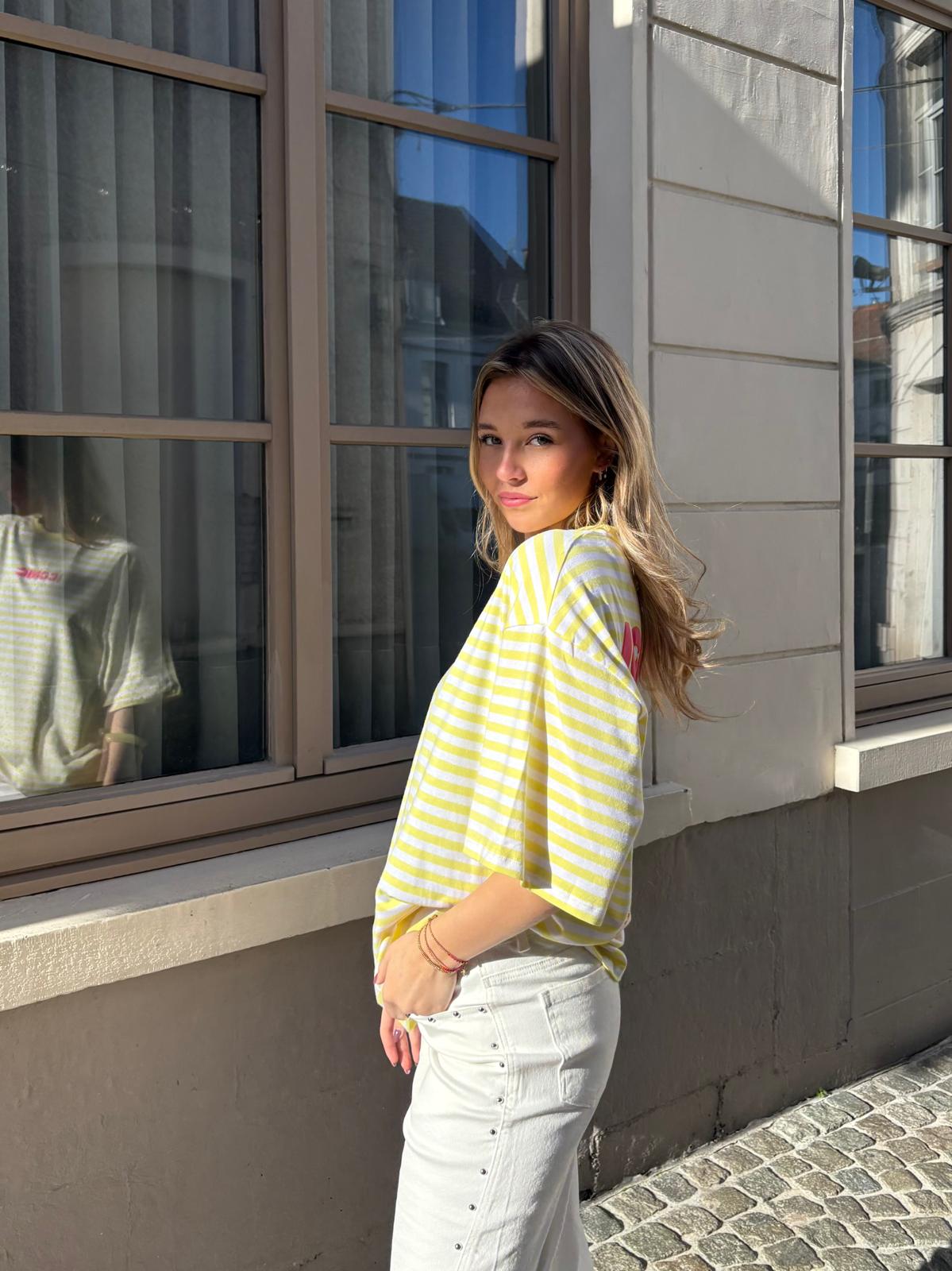 T-shirt jaune - ICONIC