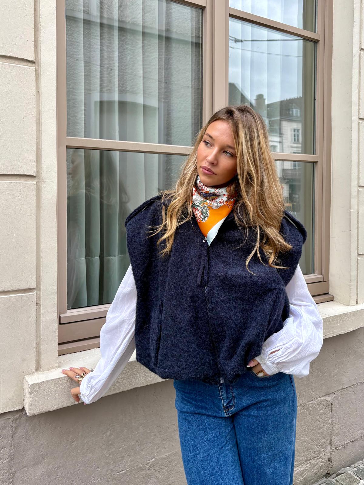 Veste bleue marine - NATHALYA