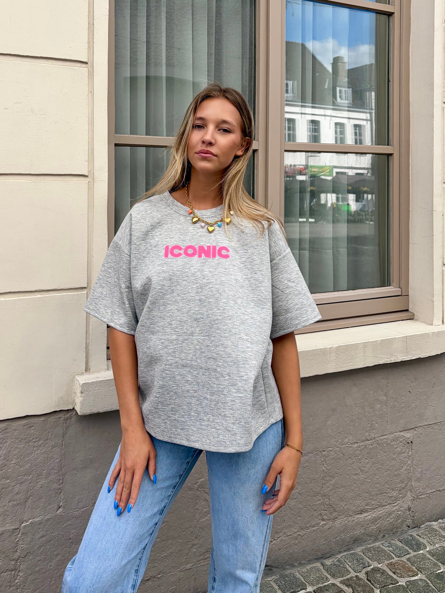T-shirt gris - ICONIC