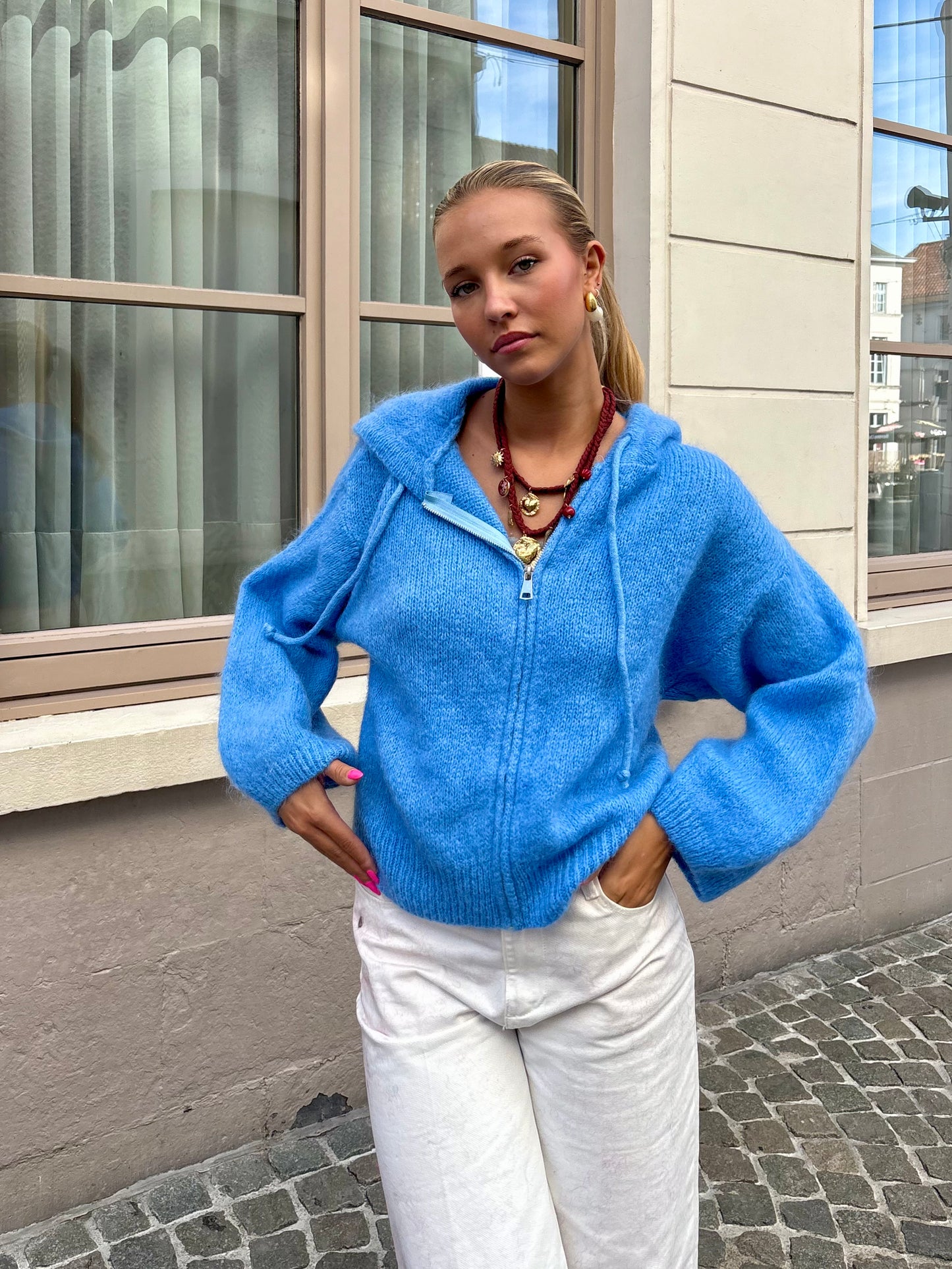Gilet bleu - MARIE